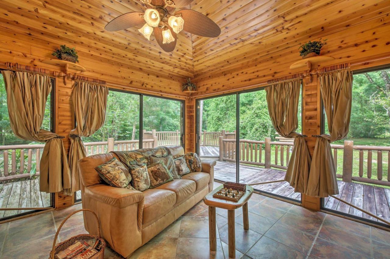 Quiet Inverness Log Cabin With Furnished Deck! Villa Floral City Exterior photo