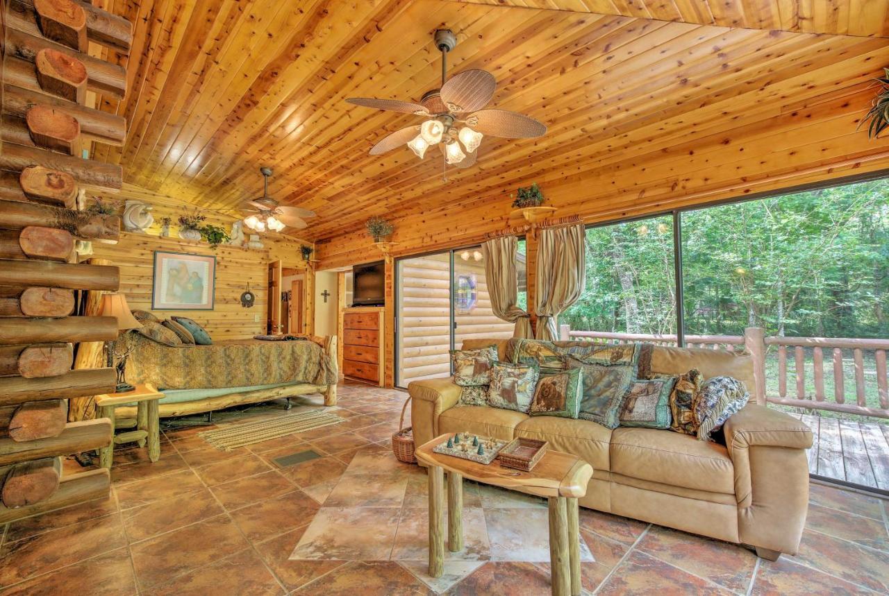 Quiet Inverness Log Cabin With Furnished Deck! Villa Floral City Exterior photo