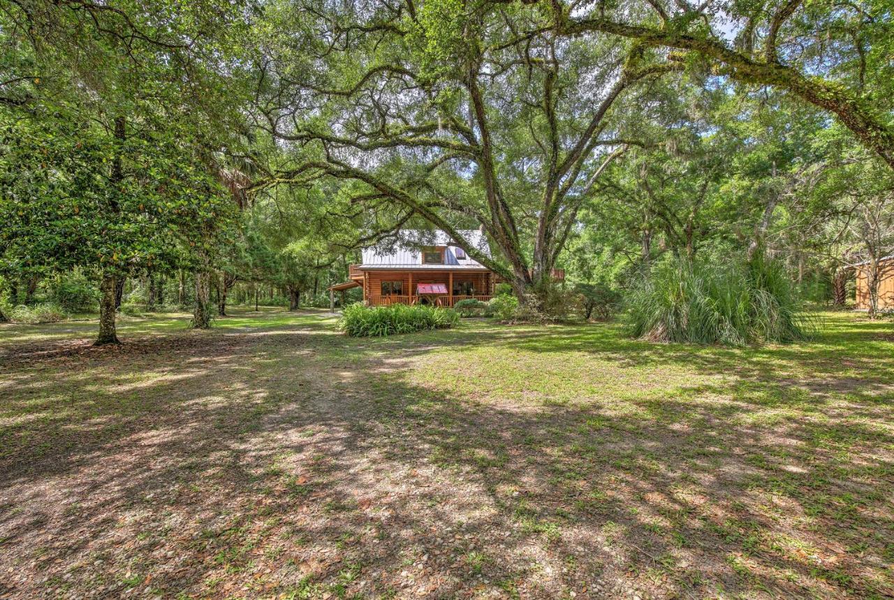 Quiet Inverness Log Cabin With Furnished Deck! Villa Floral City Exterior photo