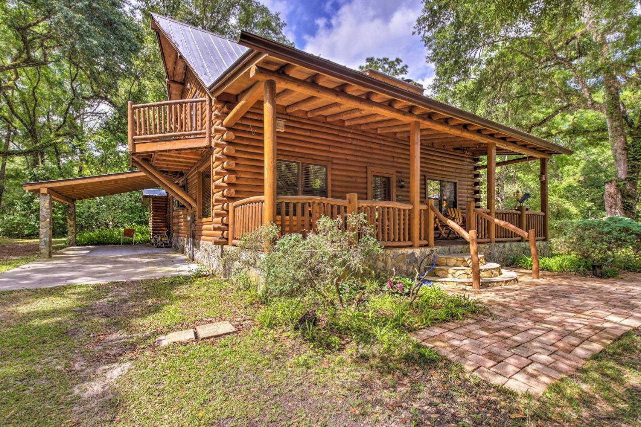 Quiet Inverness Log Cabin With Furnished Deck! Villa Floral City Exterior photo